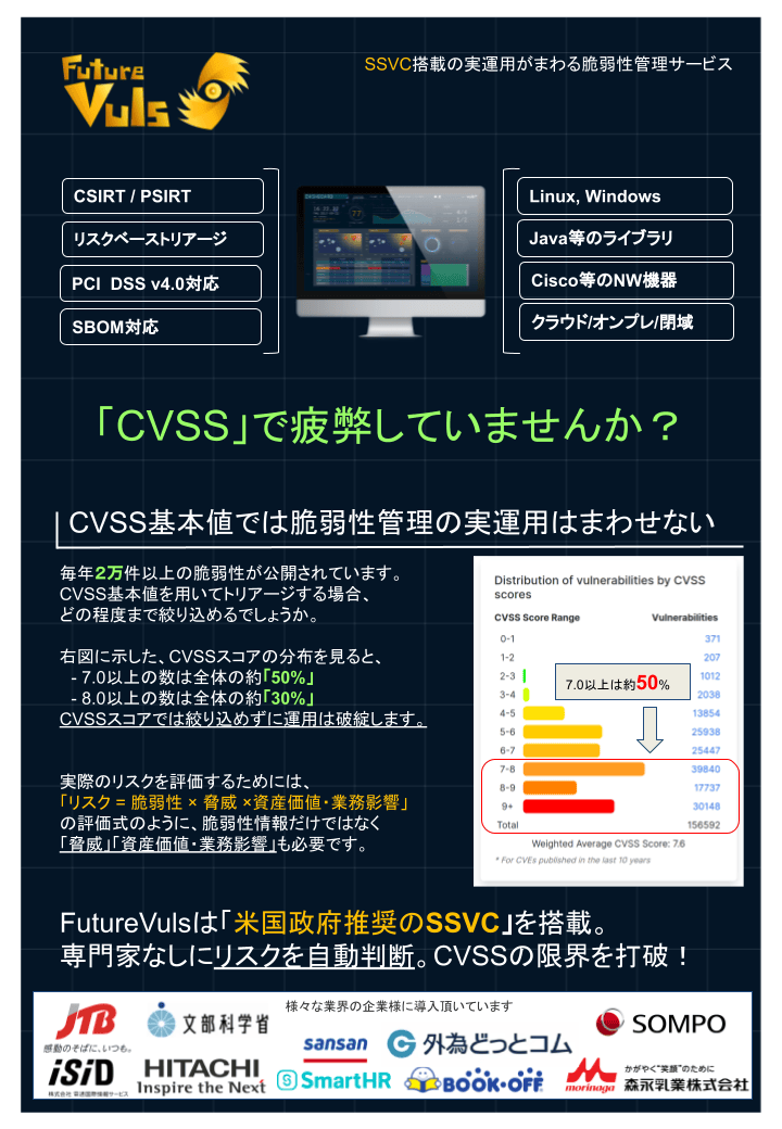 FutureVulsパンフレット表面